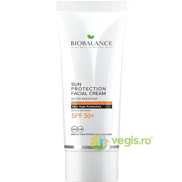Crema Protectie Solara Foarte Inalta UVA & UBV SPF50+ pentru Fata 75ml