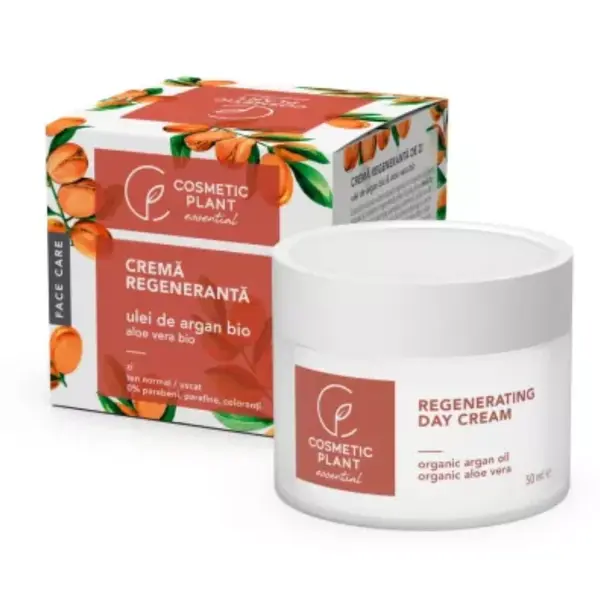 Crema regeneranta de zi Essential, 50 ml, Cosmetic Plant