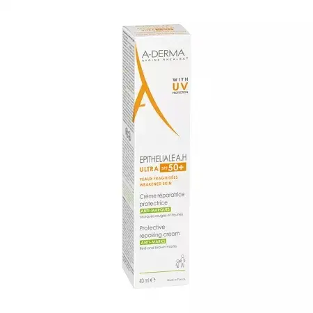 Crema Reparatoare cu SPF 50+ Epitheliale Ultra, 40 ml, ADerma