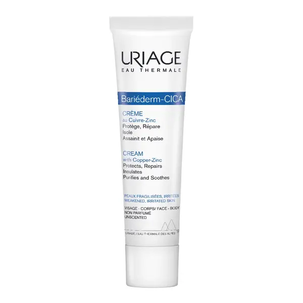 Crema reparatoare cu Zinc, Bariederm Cica, 40 ml, Uriage