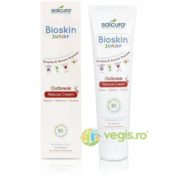 Crema Reparatoare si Calmanta pentru Bebelusi si Copii (Piele Uscata, Eczeme) Bioskin 150ml