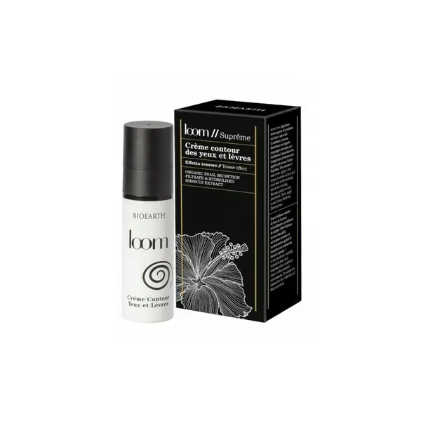 Crema riduri ochi si buze cu extract de melc 30ml, Loom Supreme Bioearth