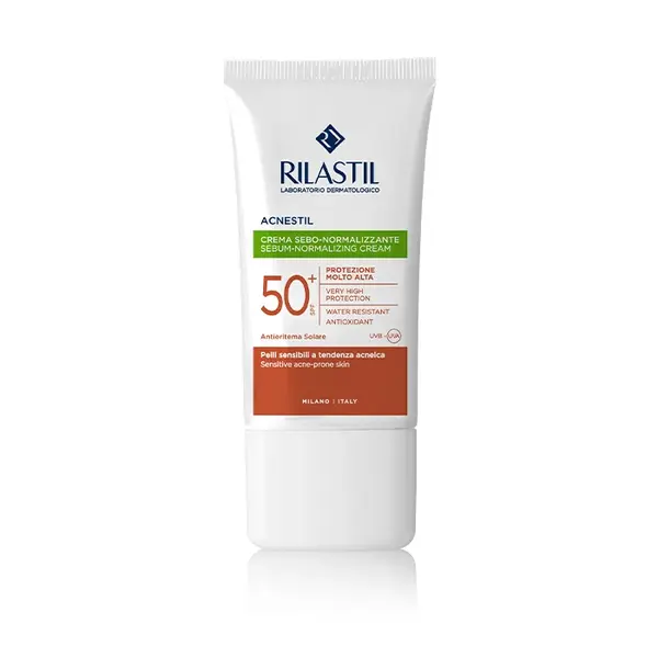 Crema seboregulatoare Acnestil cu SPF 50+ Sun System, 40ml, Rilastil