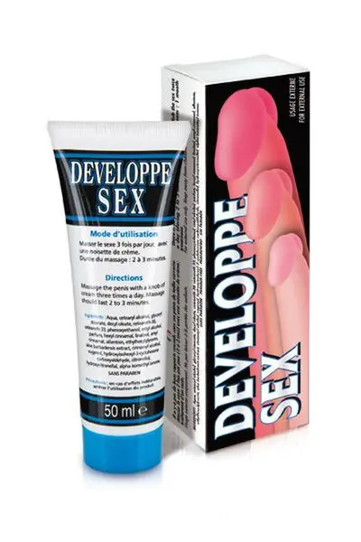 Cremă SEX DEVELOPMENT, pentru mărirea și îngroșarea penisului, 50 ml