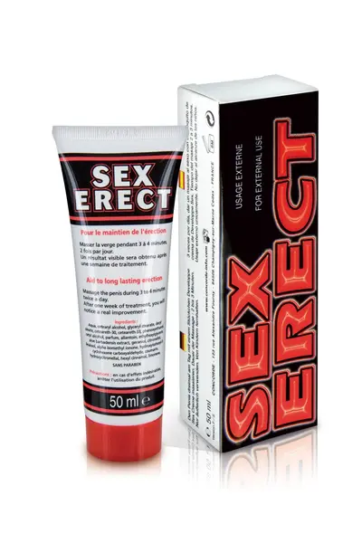 Cremă SEX ERECT, pentru plăcere intensă și performanță de durată, 50 ml