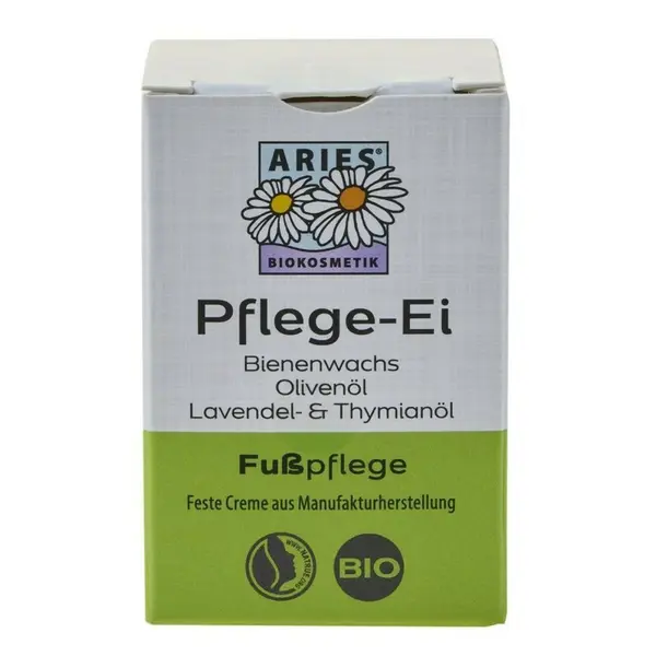 Crema solida pentru picioare cu ulei de masline, ceara de albine, ulei de lavanda si cimbru ecologica 50g Aries