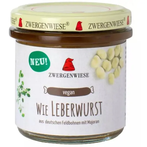 Crema Tartinabila Bio in Stil Leberwurst, 140 g, Zwergenwiese