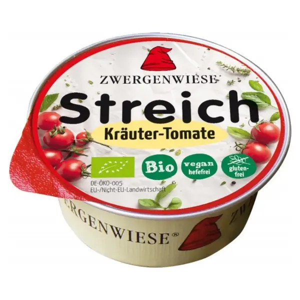 Crema Tartinabila Bio Vegetala cu Rosii si Verdeturi 50 g, Zwergenwiese