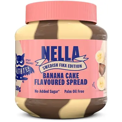 Crema Tartinabila cu Cacao si Banana cu Stevie Banana Cake fara Zahar Adaugat 350g
