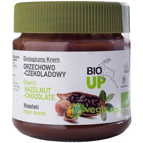 Crema Tartinabila de Ciocolata cu Alune de Padure fara Gluten Ecologica/Bio 190g