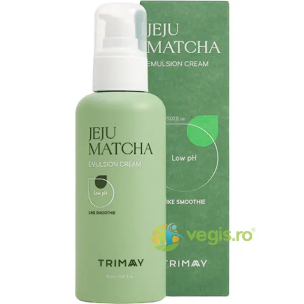Crema Tip Emulsie cu pH Scazut si Efect Calmant Jeju Matcha 150ml