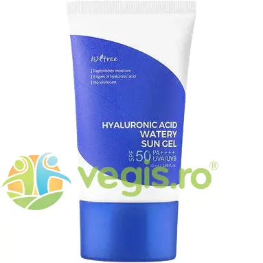 Crema Tip Gel de Protectie Solara SPF50+ cu Acid Hialuronic Hyaluronic Acid Line 50ml