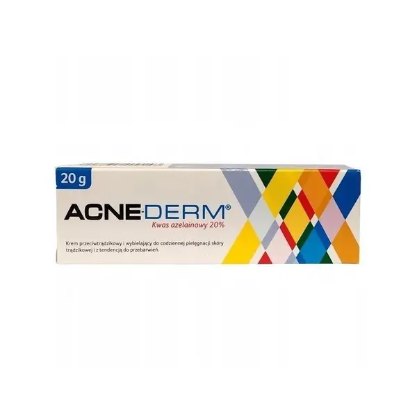 Crema, Unia, Acne-Derm, Tratament Anti-Acnee, cu Acid Azelaic 20%, 20gr