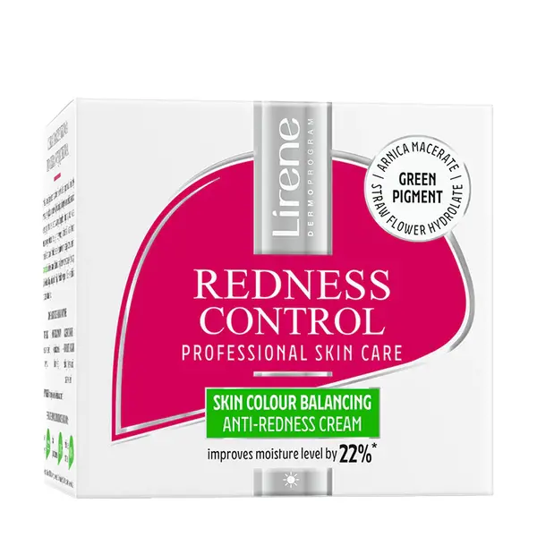 Crema uniformizare nuanta Redness Control, 50ml, Lirene