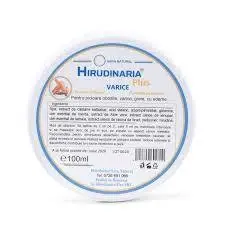 Crema varice Hirudinaria plus cu extract de lipitori, 100 ml, Medicer