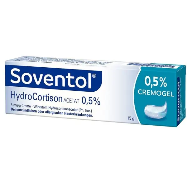 CremoGel, Medice, Soventol, Efect Calmant si Imediat al Inflamatiei si Mancarimii, Hidrocortizon Acetat 0.5%, 15gr