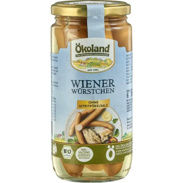 Cremvusti Vienezi BIO, 380 g / 180 g Okoland