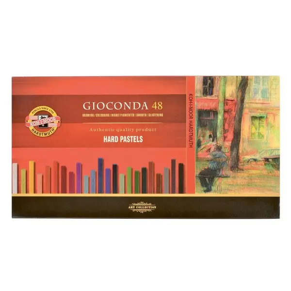 Creta uleioasa patrata, 48buc/set, Gioconda, Art Collection Koh-I-Noor