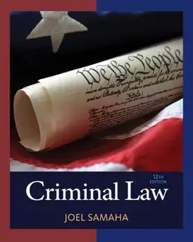 Criminal Law. 12 ed, Hardback/Joel (University of Minnesota) Samaha