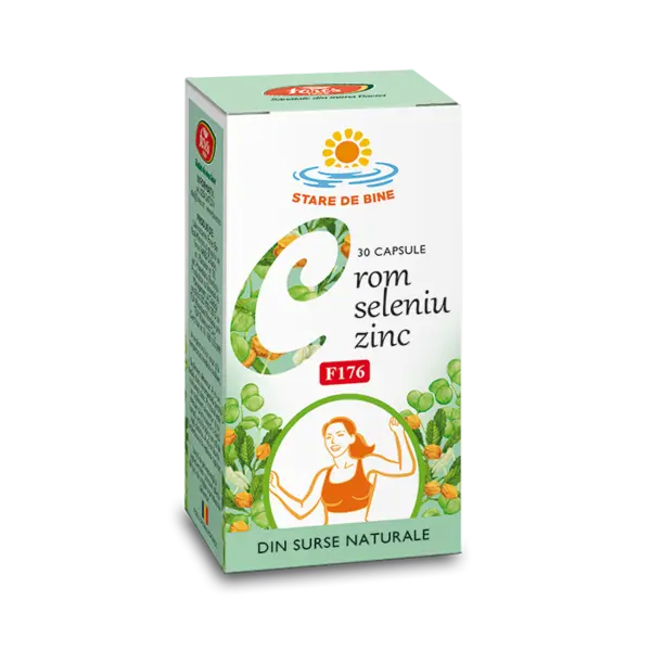 Crom+Seleniu+Zinc F176, 30 capsule, Fares