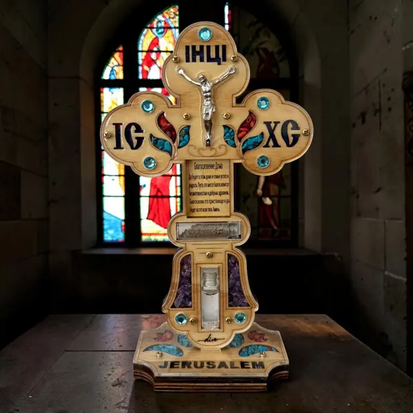 Cruce Ortodoxă de masă cu Răstignirea – Ierusalim - Default Title