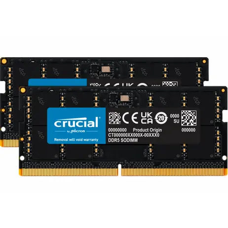 CRUCIAL Kit Memorie SO-DIMM Crucial CT2K48G56C46S5, 96GB, DDR5-5600MHz, CL46, Dual Channel