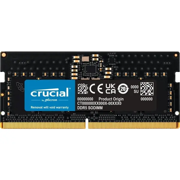CRUCIAL Memorie Notebook DDR5 SODIMM, 64GB(2*32) /5600 CL46, Negru