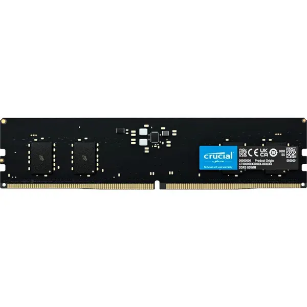 CRUCIAL Memorie RAM Crucial, Capacitate DDR5 8GB, Frecventa 5600 MHz, CL 46, INTEL XMP, AMD EXPO, Negru