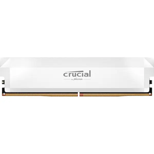 CRUCIAL Memorie RAM Crucial Pro Overclocking, 16GB DDR5 (1x16GB), frecventa 6000 MHz, CL36, Alb