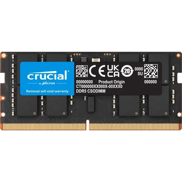 CRUCIAL Modul memorie RAM Crucial 24 GB DDR5 6400 MT/s 262-pin SO-DIMM, Negru