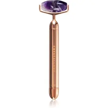 Crystallove Amethyst Vibrating Roller rolă pentru masaj faciale