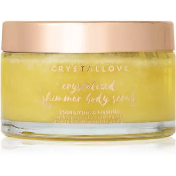 Crystallove Clear Quartz Shimmer Body Scrub exfoliant pentru corp
