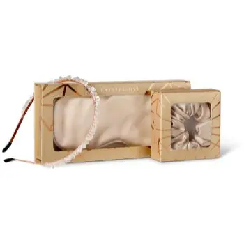 Crystallove Gold Silk Set set pentru păr