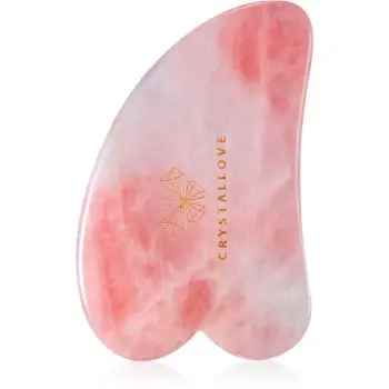 Crystallove Rose Quartz Gua Sha accesoriu de masaj