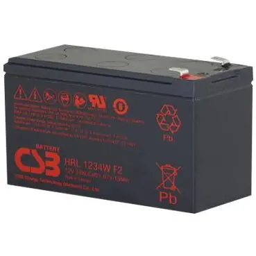 CSB BATTERY CSB Battery HRL1234W 12V 9Ah 34W Pb F2