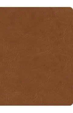 CSB He Reads Truth Bible, Saddle Leathertouch, Indexed - He Reads Truth