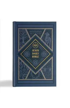 CSB Jesus Daily Bible, Hardcover: Guided Readings Showing Christ Throughout Scripture - Dwayne Milioni