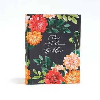 CSB Notetaking Bible, Hosanna Revival Edition, Dahlias, Hardcover/***