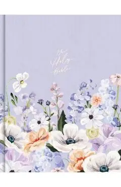 CSB Notetaking Bible, Large Print Hosanna Revival Edition, Lavender/Peach Cloth Over Board: The Holy Bible - Csb Bibles By Holman