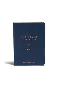 CSB Scripture Notebook, Matthew: Read. Reflect. Respond. - Csb Bibles By Holman