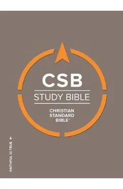 CSB Study Bible, Hardcover: Red Letter, Study Notes and Commentary, Illustrations, Ribbon Marker, Sewn Binding, Easy-To-Read Bible Serif Type - Csb Bibles By Holman