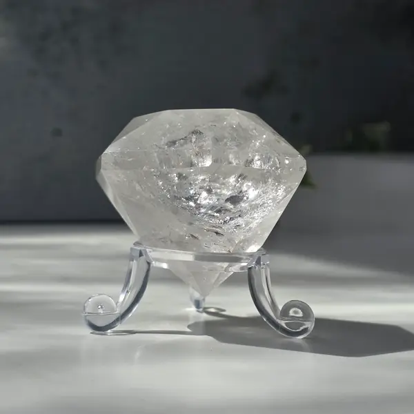 Cuart forma diamant cristal de stanca/cuart incolor model 4A