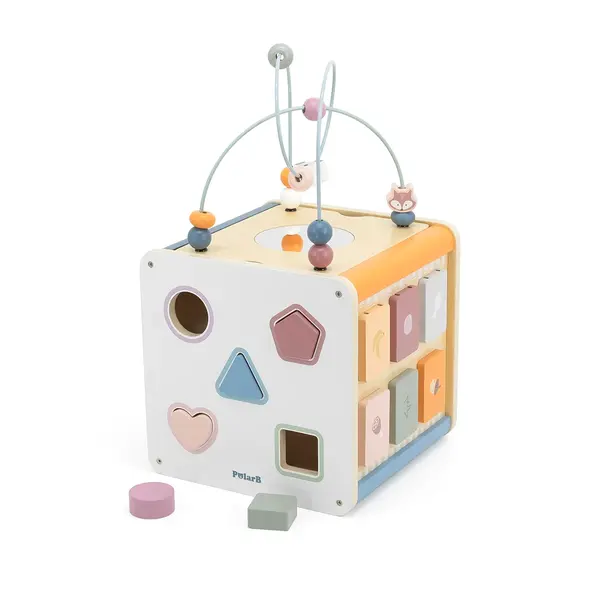 Cub cu activitati, Viga, PolarB, 8 in 1