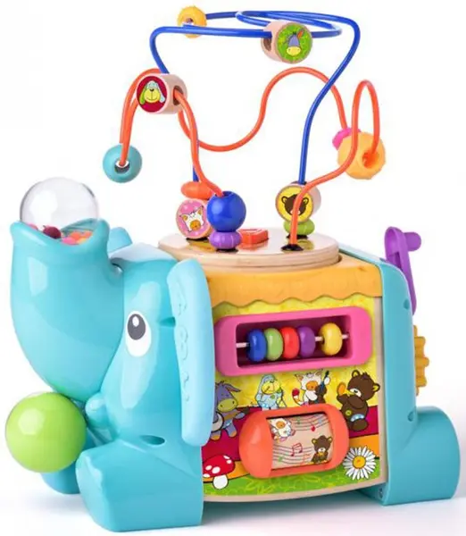 Cub interactiv-educativ pentru bebelusi Niny - Elefant