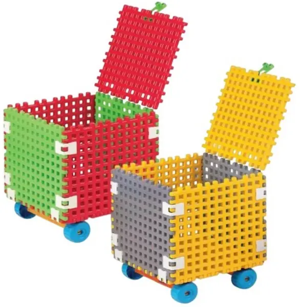 Cub pentru copii pentru joacă și depozitarea jucăriilor Marioinex - QB
