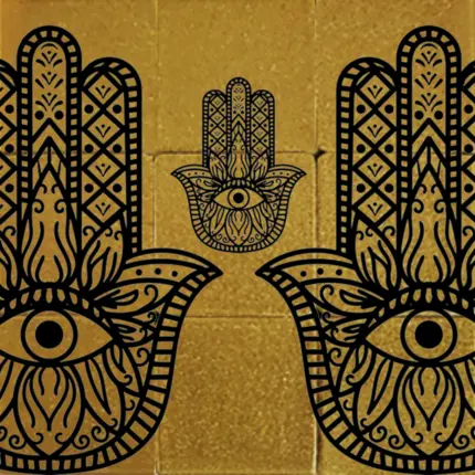 Cub Rubik - Iconic - Hamsa Gold Effect | Iconicube