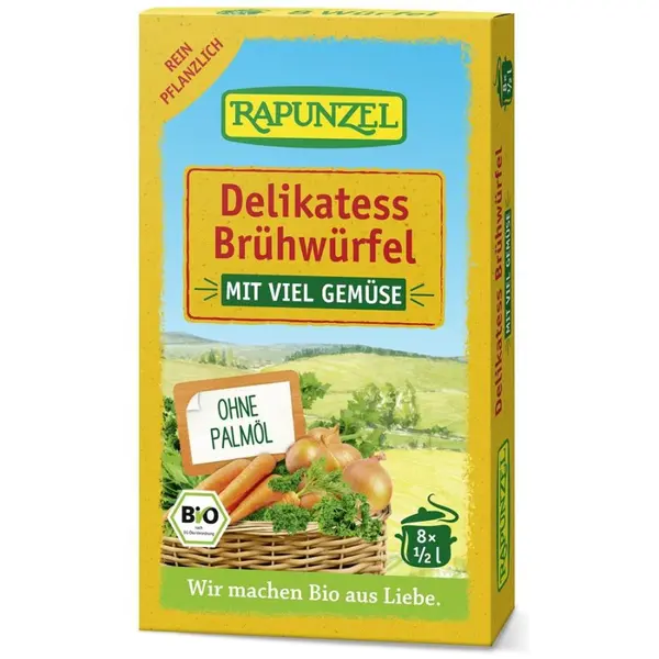 Cuburi de supa de legume delikatess 8 buc, eco - 80 g