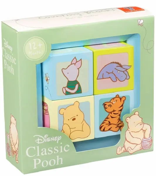 Cuburi din lemn Orange Tree Toys - Winnie the Pooh
