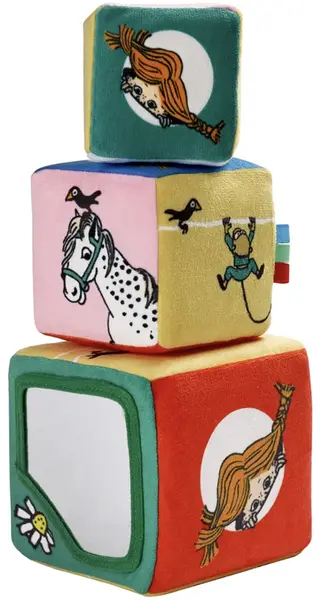 Cuburi moi stivuibile Pippi - Pippi Șosețica