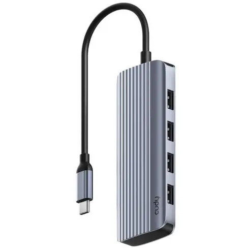 Cudy Hub USB Cudy UH500, 6-in-1 4K USB-C, Gri